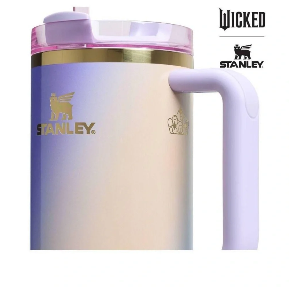 NEW Stanley Wicked Glinda Blue and Purple Ombre Tumbler with Handle 40oz - Picture 7 of 8
